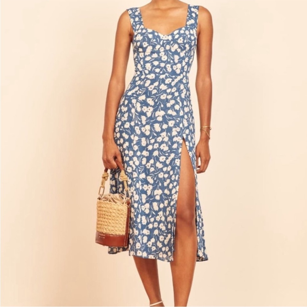 NWT Reformation Fulton Dress in Tulip Floral Print